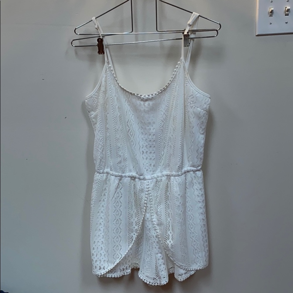 White Charlotte Russe Romper